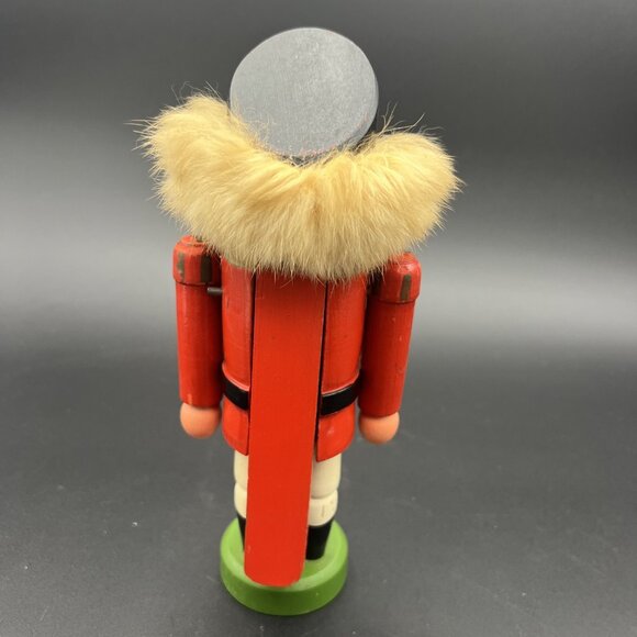 VTG Erzgebirge Nutcracker 9.25" Soldier Christmas Holiday Decor Germany 1977 - Picture 3 of 15
